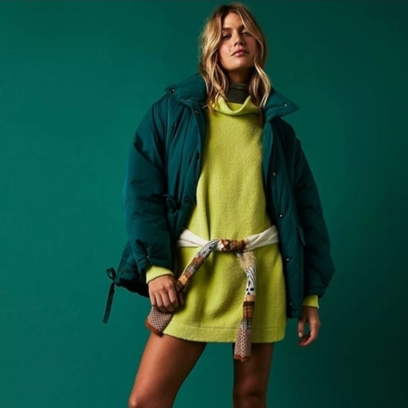 Free People Sweaters - Free people ottoman slouchy tunic Sweater in celery green size L